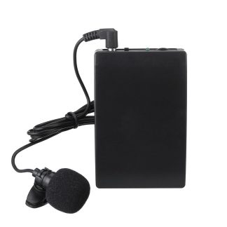 Mini sans fil sans fil clip-on revers cravate microphone microphone emetteur ensemble pour enseignant professeur reunion de bureau