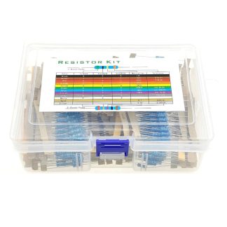 860PCS/86 sortes de 0.5W (0R1-10M) 1/2W paquet de resistance e film metallique gamme complete de paquets de composants