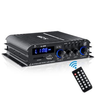 S-299 4x400W amplificateur de puissance bluetooth 4.1 canaux amplificateur Hifi utilisation de voiture e domicile avec telecommande - avec alimentation