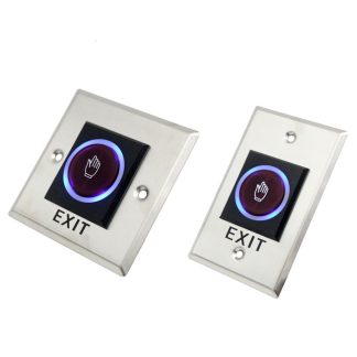 Interrupteur e capteur infrarouge Bouton de sortie de porte sans contact sans contact avec indication LED - 115 x 70