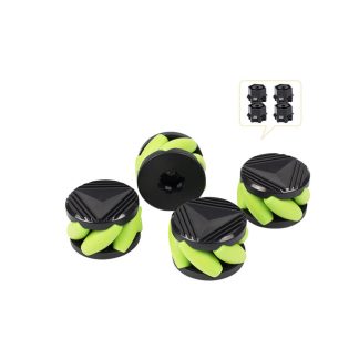 4Pcs 37mm Mini roues Mecanum + couplage N2O pour moteur e roue universelle Mobile omnidirectionnelle N20