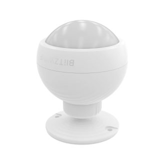 BlitzWolfe BW-IS3 Tuya WiFi sans fil infrarouge PIR Detecteur de mouvement du corps humain Alarme de poussee d'application en temps reel pour systeme d'alarme de securite e domicile intelligent