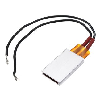 5pcs AC220V 3 ~ 20W 80 degres PTC Ceramique Plaque Chauffante electrique En Aluminium Shell Temperature Constante Rechauffeur d'air