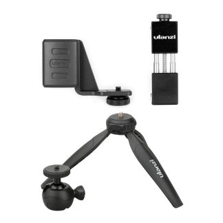 Ulanzi Support OP-1 ST-02 Clip de pince pour telephone avec trepied MT-03 avec rotule e 360 degres pour camera de poche e cardan DJI OSMO