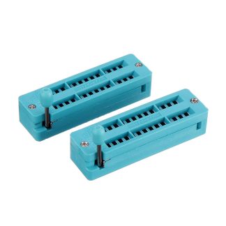10pcs IC Lock Seat Zif Socket Test Universal Zif Sockets 28Pin Narrow