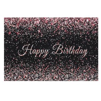 4.9x3.3FT 7.2x4.9FT 9.8x5.9FT rose et noir brillant point d'or Glamour Sparkle Studio photographie decors fond - k10 pro