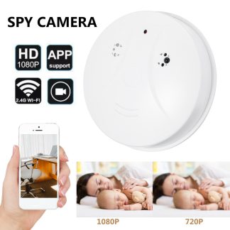 Bakeey SQ808 WiFi Camera Telecommande Interieur Detecteur de Fumee Style Camera Systeme de Securite e Domicile - Wifi