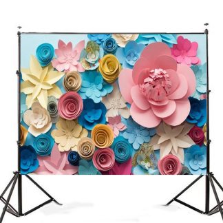 7x5FT Colorful Toile de fond Photographie Photographie Fond Prop Studio