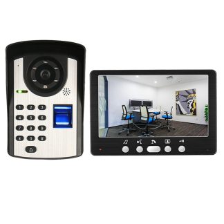 ENNIO 815FD11 7 pouces TFT couleur video porte interphone sonnette clavier securite e domicile camera moniteur systeme de Vision nocturne - Unite exterieure