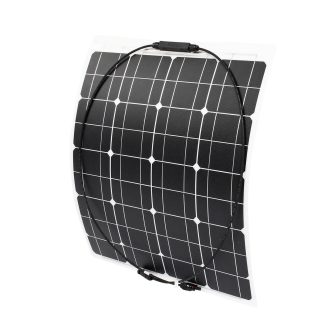Panneau solaire monocristallin semi-flexible impermeable de 70W 18V