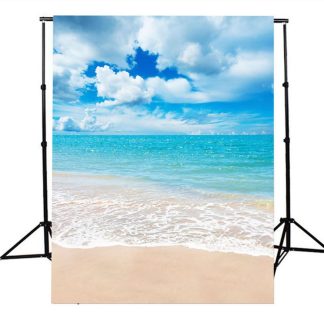 5x7Ft Vinyl BeAch Blue Sky Studio d&# 39;ete Photographie Fond Photo BAckdrop Props