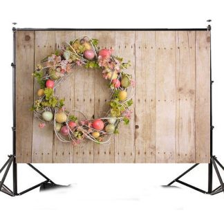 7x5FT Oeuf De Peques En Bois Conseil Photographie Toile De Fond Studio Prop Fond