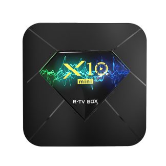 X10 Mini Allwinner H313 DDR3 1 Go RAM eMMC 8 Go ROM 2.4G Wifi bluetooth 4.1 Android 10.0 4K TV Box Support VP9 H.265 4K @ 60fps - Prise UE