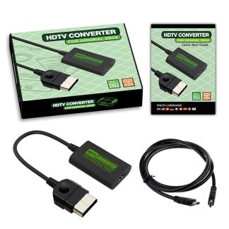 Pour convertisseur compatible Xbox vers HDMI Adaptateur HDMI audio video numerique pour console de jeu retro XBOX 480P 720P 1080i pour moniteur TV HD