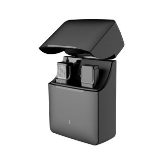 Bakeey EP033A Microphone Lavalier sans fil e faible latence Enregistrement audio video portable Plug-Play Lapel Type-C Mic pour le jeu de diffusion en direct Prenez en charge l'entrepet - Noir