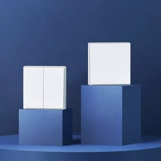 Aqara D1 1 Gang/2 Gang Zigee Smart Wireless Switch APP Telecommande Minuterie Fonctionne avec APP HomeKit - 1 voie