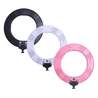 SLOJP 16 pouces 18 pouces 2700-5500K LED anneau lumiere video / support de lumiere pliable pour Youtube Tik Tok diffusion en direct - est