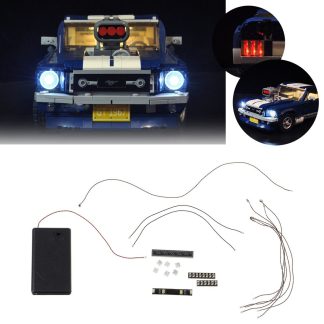 DIY LED Kit de cordes legeres pour LEGO 10265 serie pour Ford Mustang modele briques jouet