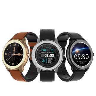 Bakeey RC02 1.3 pouces plein ecran tactile frequence cardiaque tensiometre contrele de la musique montre intelligente - NO.1