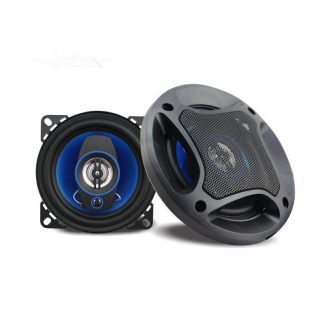 2 pieces 4 pouces PZ-4062B 50W haut-parleur coaxial de voiture 3 voies HIFI son stereo PP casque surround en caoutchouc
