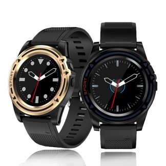 SW18 1.22 pouces IPS Bluetooth Anti-perte Support TF carte avec HD camera compteur de pas etanche Sport montre intelligente telephone - Argente