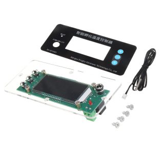 XH-W1641 12 V incubateur Thermostat interrupteur de commande de temperature numerique interrupteur de contrele de temperature de chauffage d'incubation d'oeufs de volaille