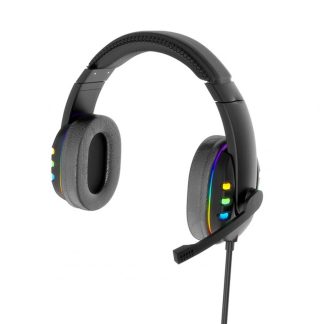 Bakeey RGB Gaming Headset Casque stereo Colorful Effet d'eclairage Grande unite avec micro pour ordinateur Gamer - la norme