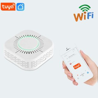 Detecteur de fumee WiFi Protection contre l'incendie detecteur de fumee Portable securite e la maison capteur d'alarme de fumee TUYA APP maison intelligente