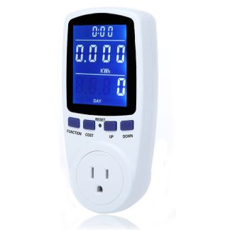 Prise americaine LCD retroeclairage affichant un compteur de puissance AC Intelligent wattmetre prise prise de facturation moniteur de puissance