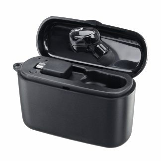 M8 Mini ecouteur intra-auriculaire bluetooth simple casque sans fil avec etui de charge Version bouton galvanise - Noir