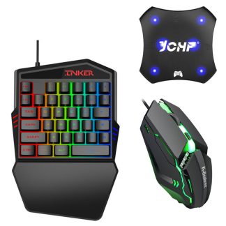 Boete de Conversion de souris de clavier de convertisseur de contreleur de jeu pour Nintendo Switch pour Xbox pour PS4 PS3 manette de jeu - une