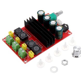 XH-M190 TDA3116D2 2x100W carte amplificateur de puissance numerique haute puissance TPA3116 carte amplificateur double canal 12-24 V