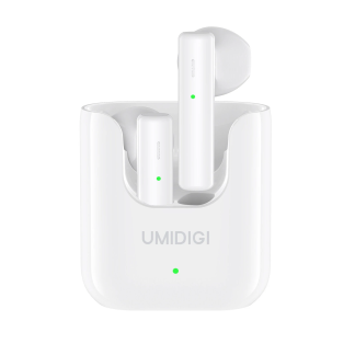 UMIDIGI Airbuds U Casque sans fil Bluetooth 5.1 ENC Reduction du bruit 380mAh - Blanc