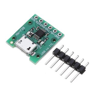 10 pieces HW-728 CH340E MSOP10 Module de conversion USB vers TTL PRO MINI Telechargeur