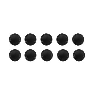 10pcs bouton poussoir noir 30mm pour manette de jeux d'arcade manette