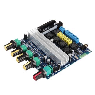 TPA3116 Amplificateur subwoofer 2.1 canaux haute puissance Bluetooth 4.2 amplificateurs audio DC12V-24V 2 * 50W + 100W Amplificador - Conseil seulement