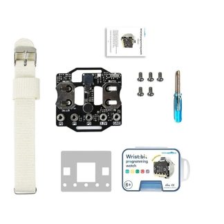 Yahboom Wrist: bit Wearable Watch Kit Base sur British Broadcasting Corporation Micro: bit Compatible avec MakeCode / Python