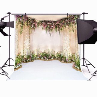 8x8FT fleurs mur scene mariage toile de fond fond photographie Studio Prop