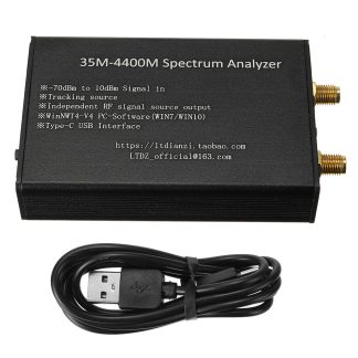 LTDZ_35M-4400MHZ WIN NWT4 analyseur de spectre frequence de balayage puce de boucle e verrouillage de phase embarquee ADF4351