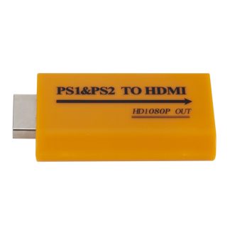 PS1 PS2 vers adaptateur de convertisseur HDMI 1080P ceble de sortie USB pour Sony PS1 PS2 Console de jeu - .une