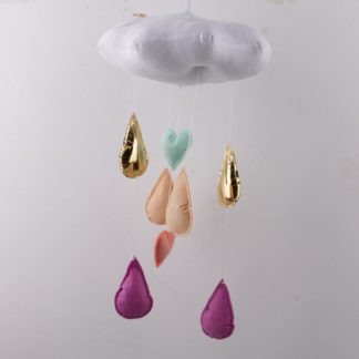 1 PC Soft bebe chambre coton nuages tenture murale chambre ornements scene photographie accessoires decor e la maison - b