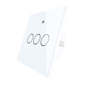 Moeshouse Smart Switch EU Standard Live Line Version Wifi RF433 100V-240V Tuya APP Remote Controller - Prise UE 1 voie