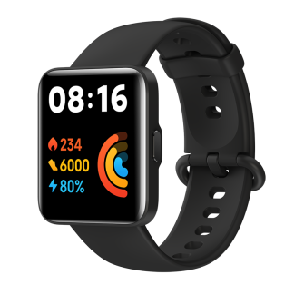 Xiaomi Redmi Watch 2 Lite 1,5 pouces HD ecran Multi-systeme Autonome GPS 100 Modes de fitness Suivi de la frequence cardiaque sur 24 heures Moniteur SpO2 5ATM Montre intelligente etanche Global Version