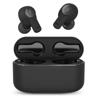 1MORE PistonBuds TWS Bluetooth 5.0 Casque 4 Mic ENC Basse ecouteurs Contrele Tactile Casques 20H ecouteurs Playtime - Noir
