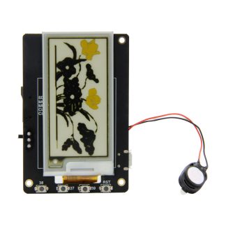 LILYGOe TTGO T5 V2.4.1 ESP32 Module d'ecran e-papier electronique jaune noir et blanc de 2,13 pouces avec haut-parleur
