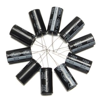 30pcs 100uF 450V 105C Condensateur electrolytique radial 18x35MM