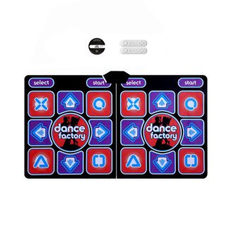 Sans fil tapis de danse couverture ordinateur TV minceur couverture avec deux version standard de manette 2.4G - une