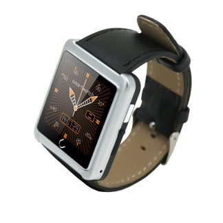 ELEGIANT 1.54 pouces plein ecran tactile frequence cardiaque sommeil calories surveillance boussole modes multisports NFC fonction anti-perte montre intelligente - Noir