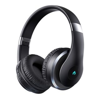 MC BH618 Bluetooth 5.1 Casque sans fil Over-Ear Casque stereo 3D pliable 60 heures de temps de musique Prise en charge de la carte TF AUX avec microphone - Blanc