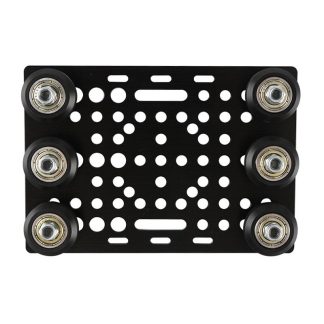 BUJIATE Openbuilds V Type Kit de poulie de plaque de construction e fente 20-80mm pour accessoires d'imprimante 3D